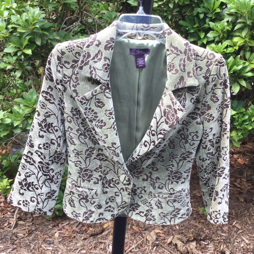 Taunt Fantastic Floral Texture Jacket